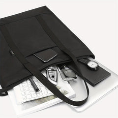 Men's Large Capacity Tote Bag with Zipper