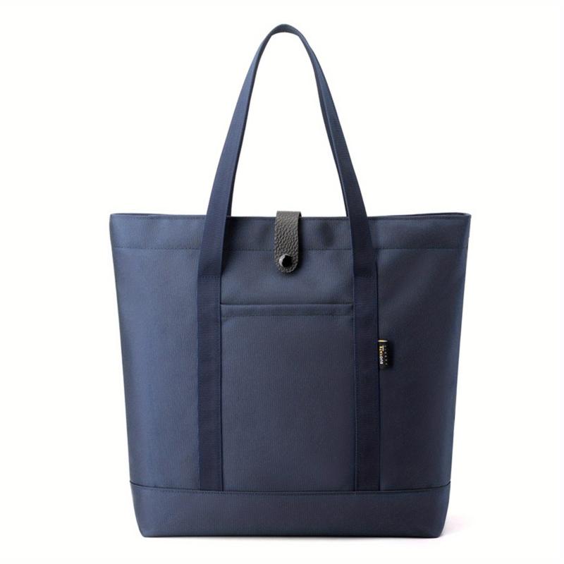 Men's Large Capacity Tote Bag with Zipper