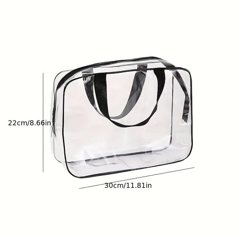 Casual Portable Toiletry Bag PVC Make-up Pouch Travel Storage Beauty Case