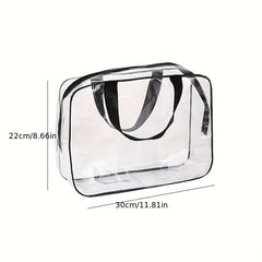 Casual Portable Toiletry Bag PVC Make-up Pouch Travel Storage Beauty Case