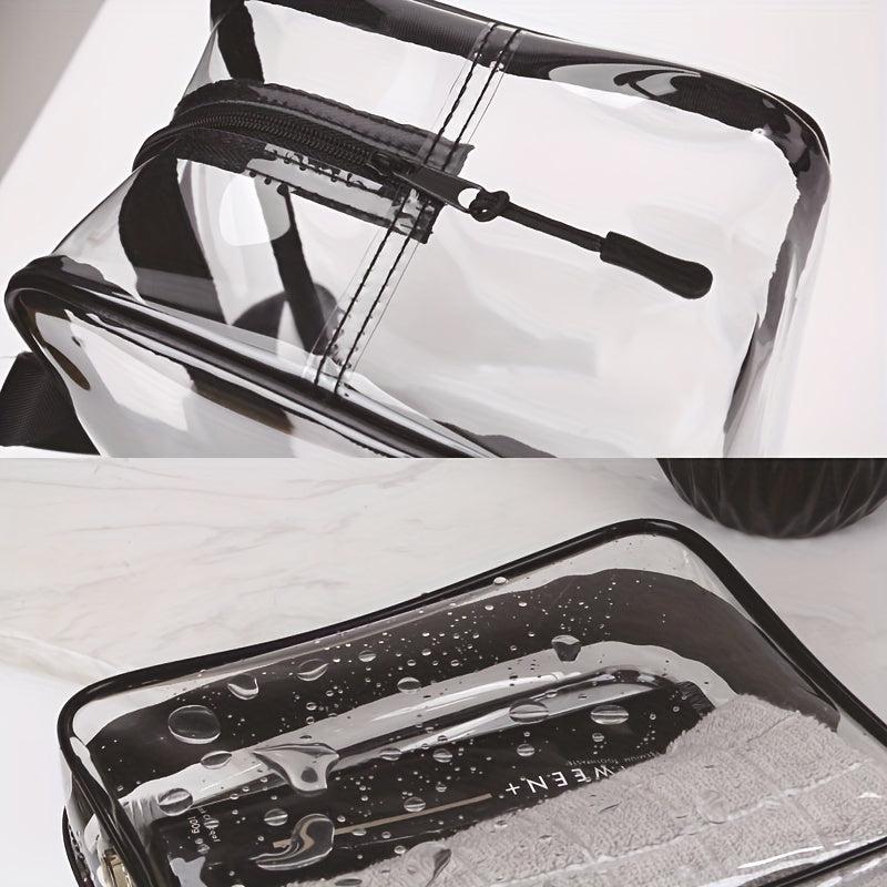 Casual Portable Toiletry Bag PVC Make-up Pouch Travel Storage Beauty Case
