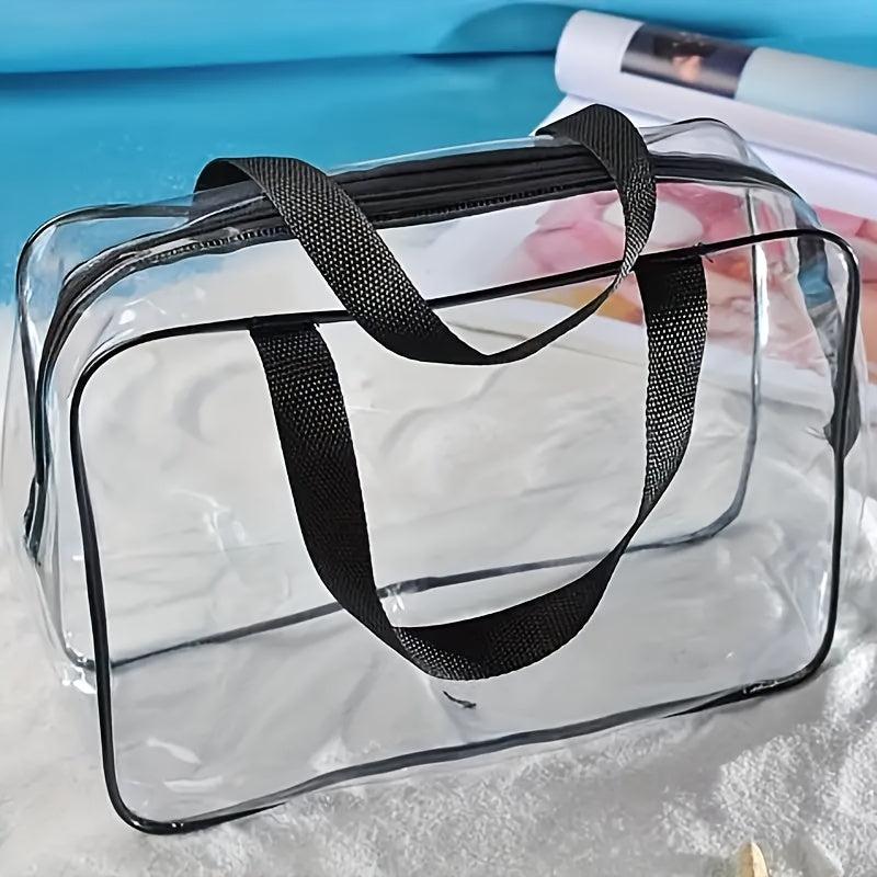 Casual Portable Toiletry Bag PVC Make-up Pouch Travel Storage Beauty Case