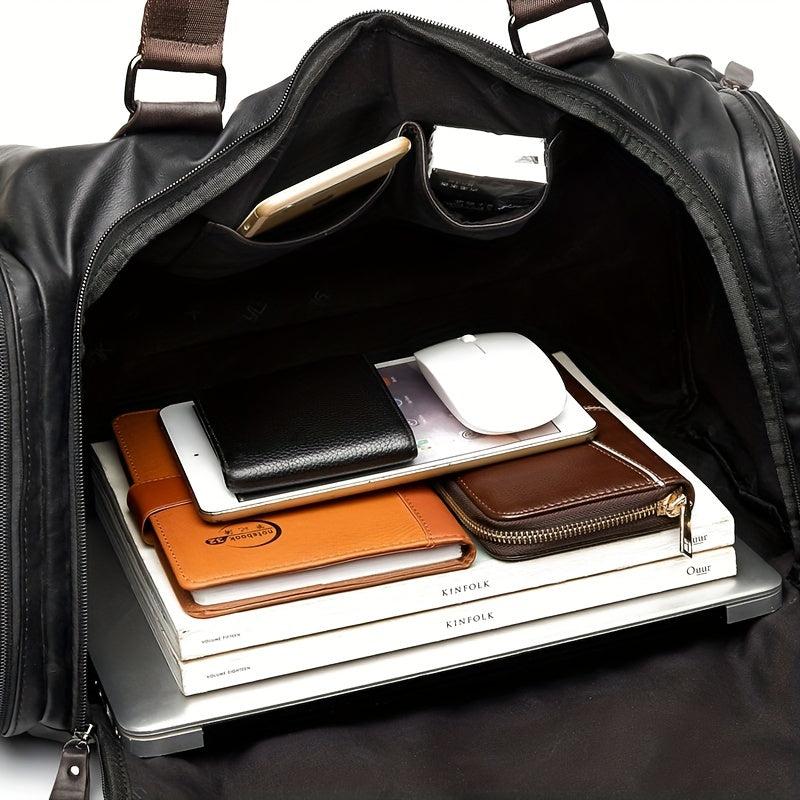 Men's Travel Bags Carry On Duffel Handbag Large Weekend Bag