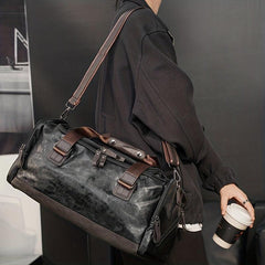 Men's Travel Bags Carry On Duffel Handbag Large Weekend Bag