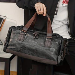 Men's Travel Bags Carry On Duffel Handbag Large Weekend Bag