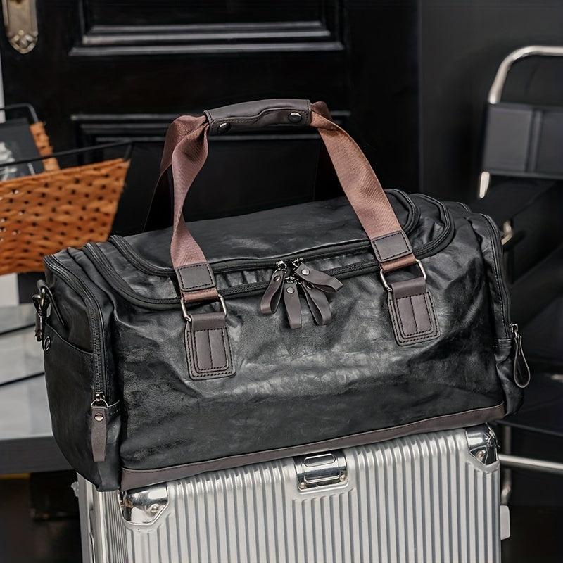 Men's Travel Bags Carry On Duffel Handbag Large Weekend Bag