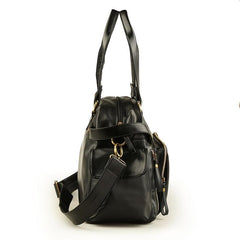 Men's Soft Leather Laptop Tote Bag Business Shoulder Messenger Handbag