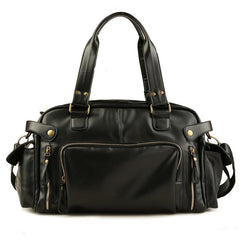 Men's Soft Leather Laptop Tote Bag Business Shoulder Messenger Handbag