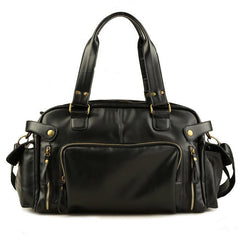 Men's Soft Leather Laptop Tote Bag Business Shoulder Messenger Handbag