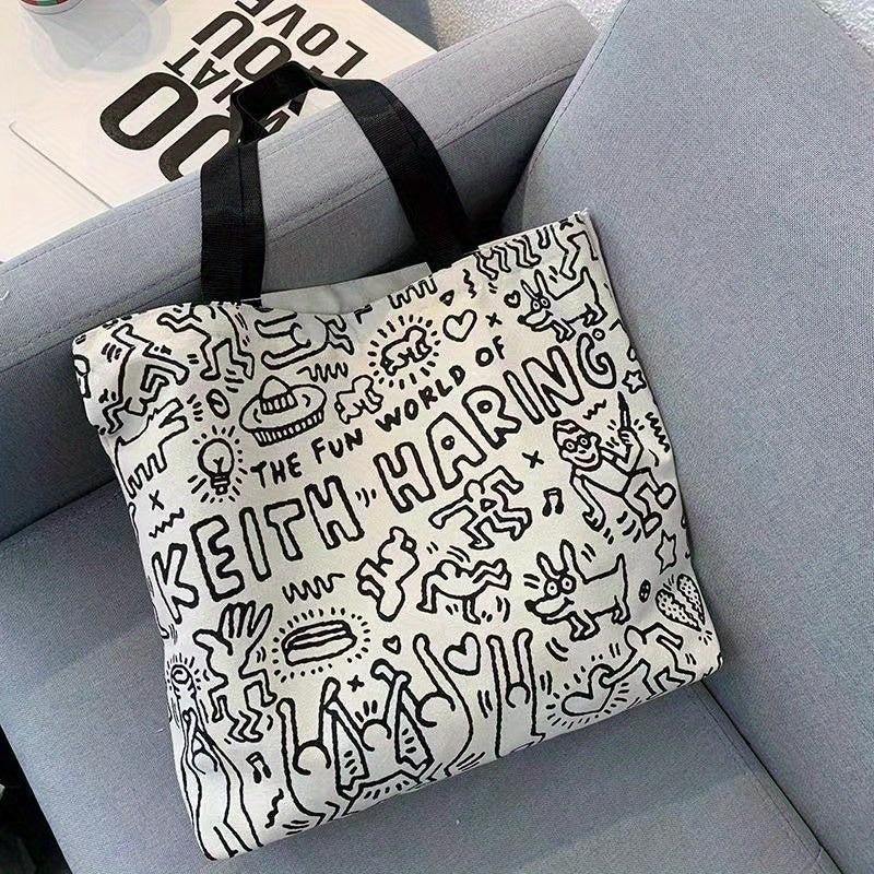 Canvas Bag Large Capacity Shoulder Bag Female Casual Handbag