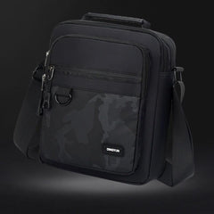 Men's Nylon Crossbody Bag Vertical Shoulder Hiking Travel Messenger Bag