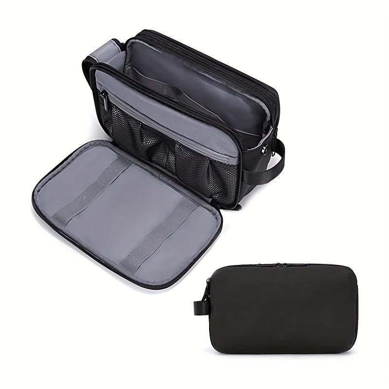 Waterproof Double Zipper Toiletry Bag Dry & Wet Separation
