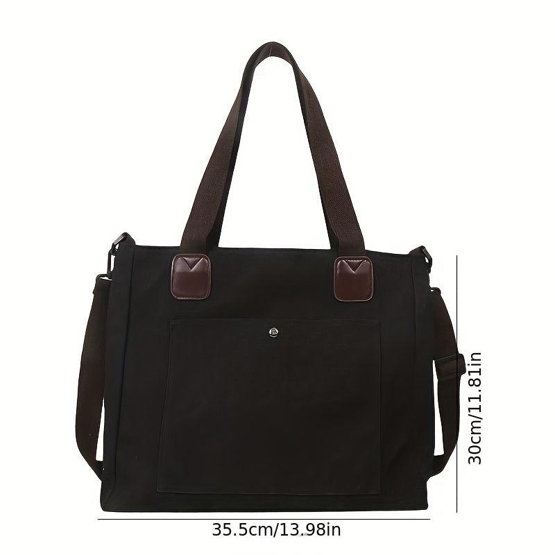 Men's Large Capacity Tote Bag Shoulder Bag