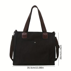 Men's Large Capacity Tote Bag Shoulder Bag