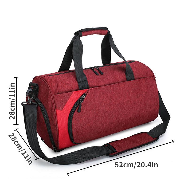 Dry Wet Separation Gym Bag Shoe Compartment Yoga Fitness Travel Bag