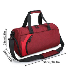 Dry Wet Separation Gym Bag Shoe Compartment Yoga Fitness Travel Bag