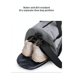 Dry Wet Separation Gym Bag Shoe Compartment Yoga Fitness Travel Bag