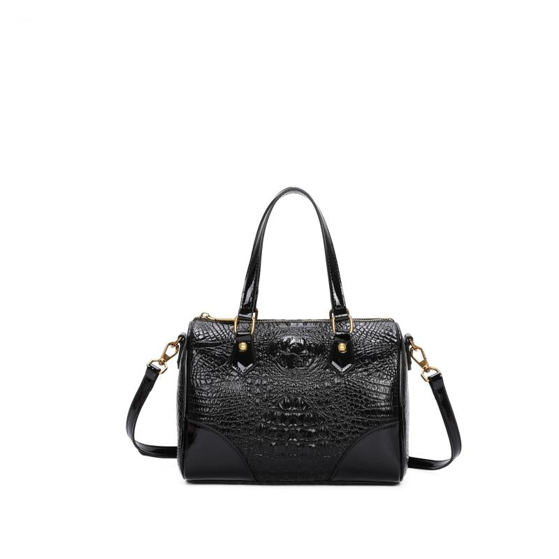 Crocodile Pattern Shoulder Bag Business Handbag Briefcase
