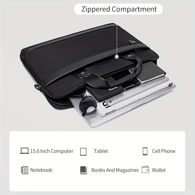 Men's Slim Business Briefcase Handbag for Daily Commuting