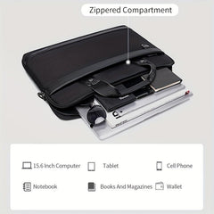 Men's Slim Business Briefcase Handbag for Daily Commuting