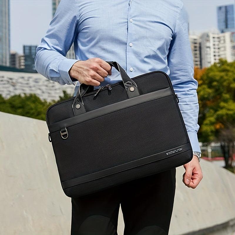 Men's Slim Business Briefcase Handbag for Daily Commuting