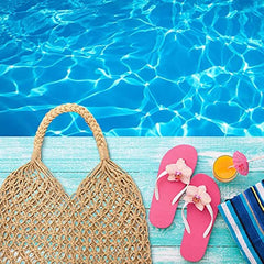 Woven Straw Beach Bag Tote Shopping Fishing Net Travel