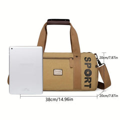 Men's Large Capacity Canvas Messenger Bag