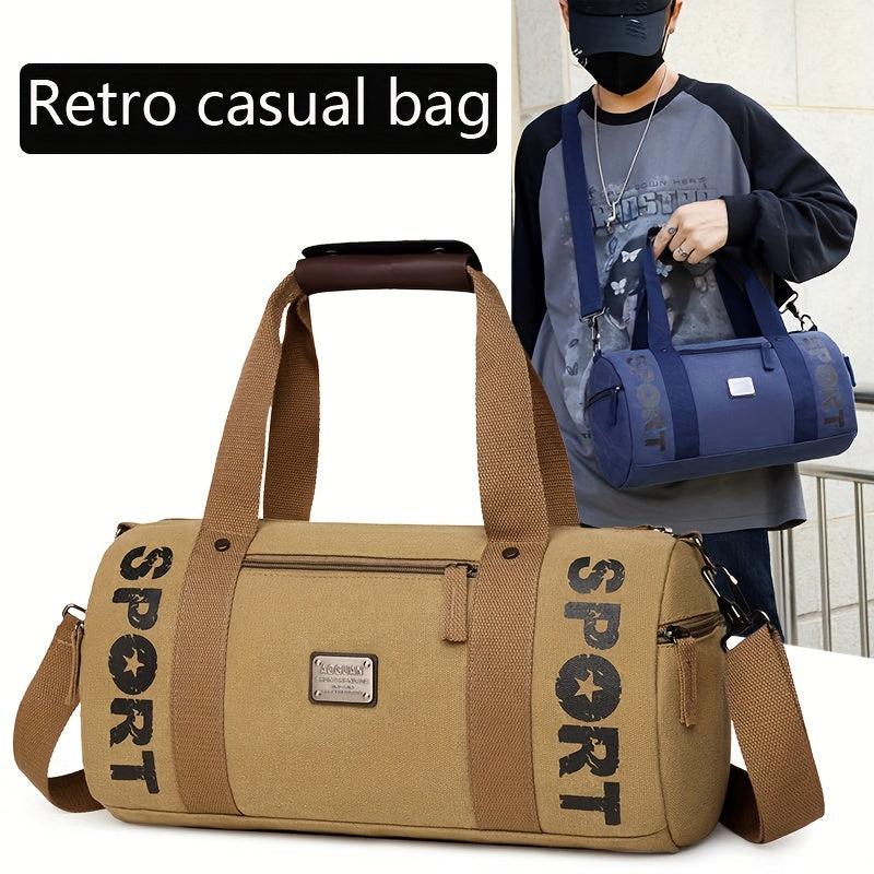 Men's Large Capacity Canvas Messenger Bag