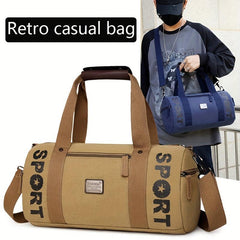 Men's Large Capacity Canvas Messenger Bag
