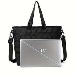 Versatile Students Shoulder Bag Large Capacity Crossbody Tote Travel Yoga
