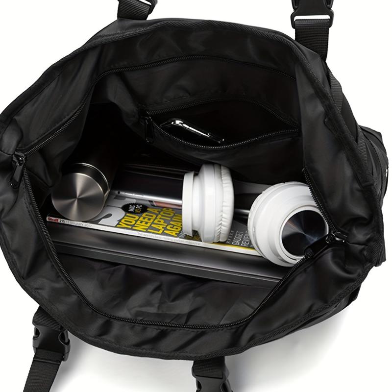 Versatile Students Shoulder Bag Large Capacity Crossbody Tote Travel Yoga