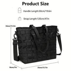 Versatile Students Shoulder Bag Large Capacity Crossbody Tote Travel Yoga