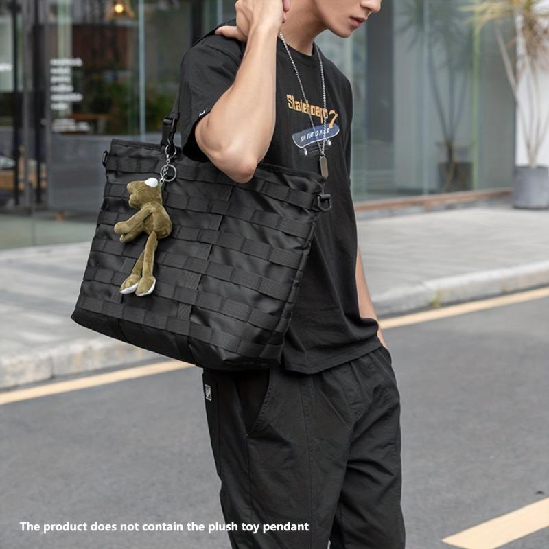 Versatile Students Shoulder Bag Large Capacity Crossbody Tote Travel Yoga