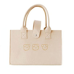 Bear Handbag Briefcase Tote Bag