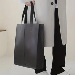 Large Capacity Tote Bag Vertical Shoulder Handbag for Men or Women