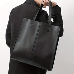 Large Capacity Tote Bag Vertical Shoulder Handbag for Men or Women