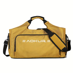 Large Capacity Sports Storage Bag For Men - Casual Dry/Wet Separation Duffel