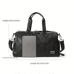 Large Capacity Waterproof Sports Bag with Shoe Compartment