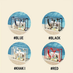 Transparent Waterproof Travel Storage Bag Large Capacity Portable Beach Bag