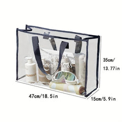 Transparent Waterproof Travel Storage Bag Large Capacity Portable Beach Bag