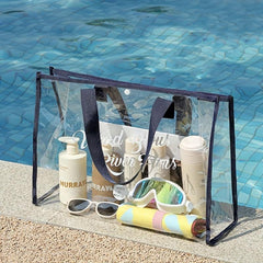 Transparent Waterproof Travel Storage Bag Large Capacity Portable Beach Bag