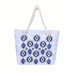 Canvas Shoulder Bag Large Capacity Lightweight Tote Bag