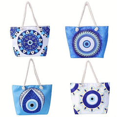 Canvas Shoulder Bag Large Capacity Lightweight Tote Bag