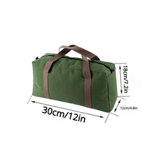 Electrician Tool Bag Canvas Maintenance Storage Pouch Hardware Bag