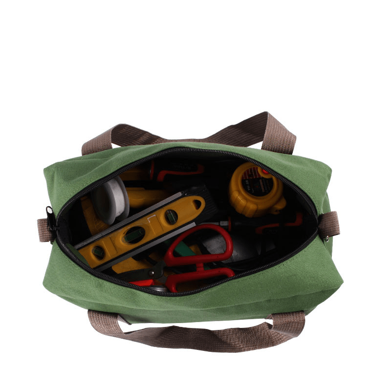 Electrician Tool Bag Canvas Maintenance Storage Pouch Hardware Bag