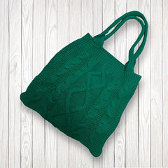 Crochet Tote Bag Knit Hobo Bag Handbag Large Capacity Travel Tote Bag