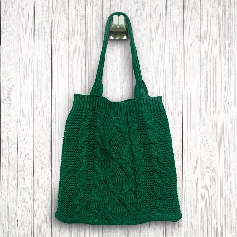 Crochet Tote Bag Knit Hobo Bag Handbag Large Capacity Travel Tote Bag