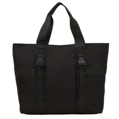 Men's Solid Casual Tote Bag
