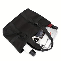 Men's Solid Casual Tote Bag