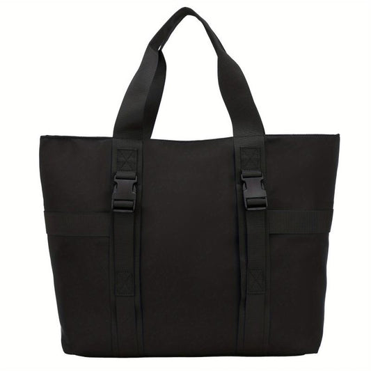 Men's Solid Casual Tote Bag